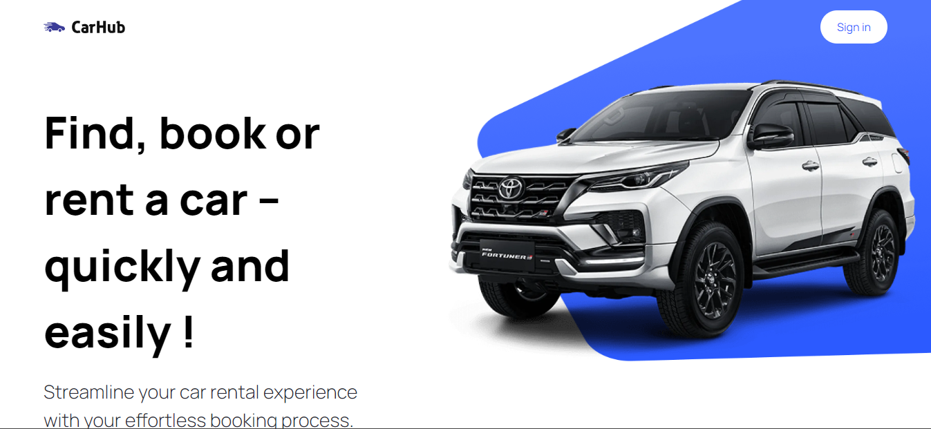 Car showcase catalogue app - Blockchain project